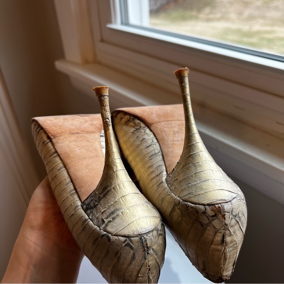 Miumiu heels sandals exotic leather - Picture 8 of 8